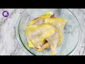 muslos de pollo al horno crujiente por fuera y suave por dentro