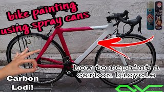 Bike Repaint Carbon Bicycle | Kuota Factor Carbon Road Bike | Samurai Paint Bosny Paint