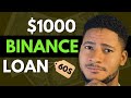 How to get Binance Crypto Loan in 60s | Low Collateral |