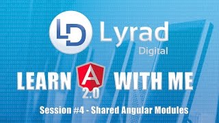Angular 2 (Angular 4) - Shared Angular Modules