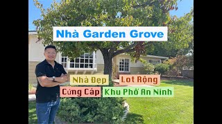 Việt Hình đi xem một căn nhà Cũ, tình trạng Tốt, Cứng Cáp, Lot Rộng, Patio size Khủng ở Garden Grove