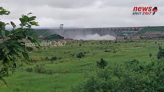 ଖୋଲିଲା ହୀରାକୁଦ ର ଗେଟ୍  II Hirakud Dam Opens First Seven Gates to Release Floodwaters .