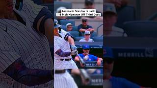 Giancarlos Stanton 118 Mph Moonshot Off Third Deck