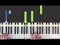 amélie piano tutorial easy comptine d un autre Été slow yann tiersen