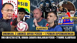 🔴 TEPAT MALAM INI, DIUMUMKAN AMUNISI TAMBAHAN VS PERSIS • ONG KIM KETAR-KETIR • TYRONNE KLARIFIKASI🔥