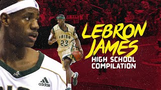 High School LeBron James' Insane High School Highlights