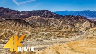 4K Long Relax Video ar mūziku - Death Valley National Park - 6 stundas Ultra HD