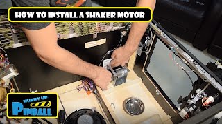 HurryUpPinball - How to install a Shaker Motor