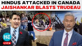 LIVE: Jaishankar Rips Trudeau Apart a Day After Attack on Hindu Devotees Outside Temple in Canada