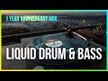 Beautiful Liquid Drum and Bass Mix | 1 Year Anniversary Celebration | LiquidHour DnB