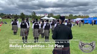 Greighlan Crossing Pipe Band Gr3 - 2024 Bellingham Highland Games - Medley