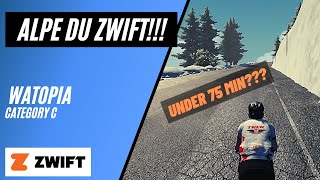 First Race Up the Alpe du Zwift // Zwift Racing // Category C