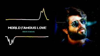 #WorldFamousLover Teaser original bgm | Vijay Deverakonda | Rock status