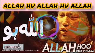 Allah Hoo Allah Hoo | Ustad Nusrat Fateh Ali Khan | NFAK Audio Allah hu Allah hu Allah hu