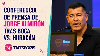 EN VIVO: Jorge Almirón habla en conferencia de prensa tras Boca vs. Huracán