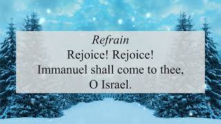 O Come, O Come, Immanuel - Hymn #115 - Accompaniment w/ Lyrics