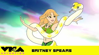 Britney Spears “I’m a Slave 4 U” from the 2001 VMAs Get Animated 🐍 MTV