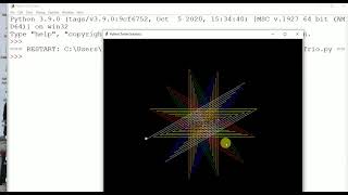 color star using Turtle (python)