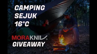 Wild Camping Bukit Fraser suhu sejuk 16 °C