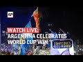 LIVE | Argentina fans gather to greet Lionel Messi and newly crowned World Cup champions