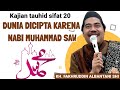 Kajian Tauhid Sifat 20 || Dunia Dicipta Karena Nabi Muhammad SAW || Kh. Fakhruddin Albantani Shi