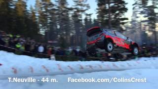 Colins Crest former record, 44 meters by Thierry Neuville