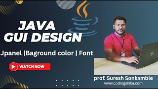 Java GUI Design Tutorial | JPanel Background Color & Font Customization | Swing Beginner Guide