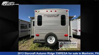 Unbelievable 2013 Starcraft Autumn Ridge Travel Trailer RV For Sale in Manheim, PA | RVUSA.com