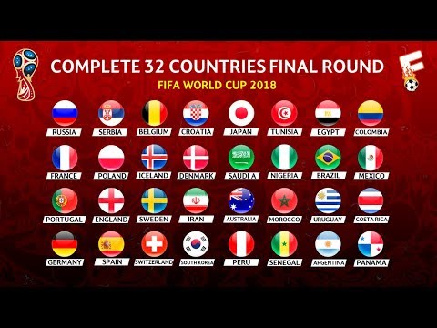 FIFA World Cup 2018 : Fix 32 List Of Team That Have Qualified ⚽ ...