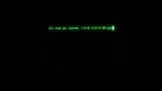 Matrix TTY Console Trace Sequence