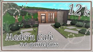 Bloxburg Build || Modern Cafe [no gamepass] 12k