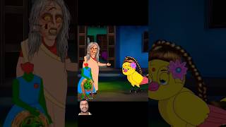 টিংকুর সৎ মা টিংকুকে পিটিয়ে মেরে ফেললো। bangla horror cartoon.  Bangla bhuter golpo. #shorts