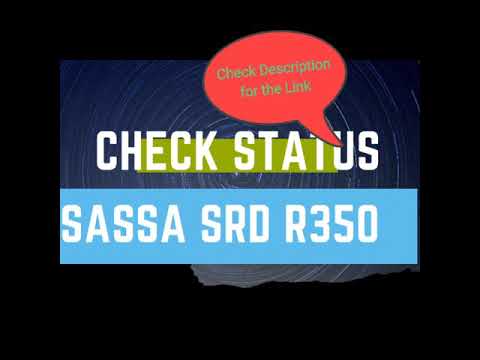 How To Check SASSA Srd R350 Status. Check Status - YouTube