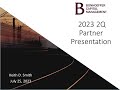 Bonhoeffer Capital Management's Q2 2023 Partner Presentation