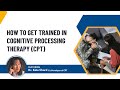 How to get trained in Cognitive Processing Therapy (CPT) featuring Dr. Kate Chard