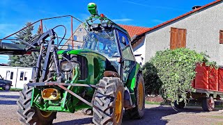 John Deere bei der Hopfenernte 2020