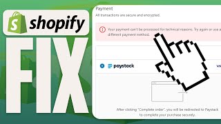 How To Fix Processing Error Customer Payments in Shopify 2025