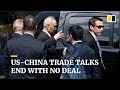 The latest round of US-China trade war talks ended with no resolution