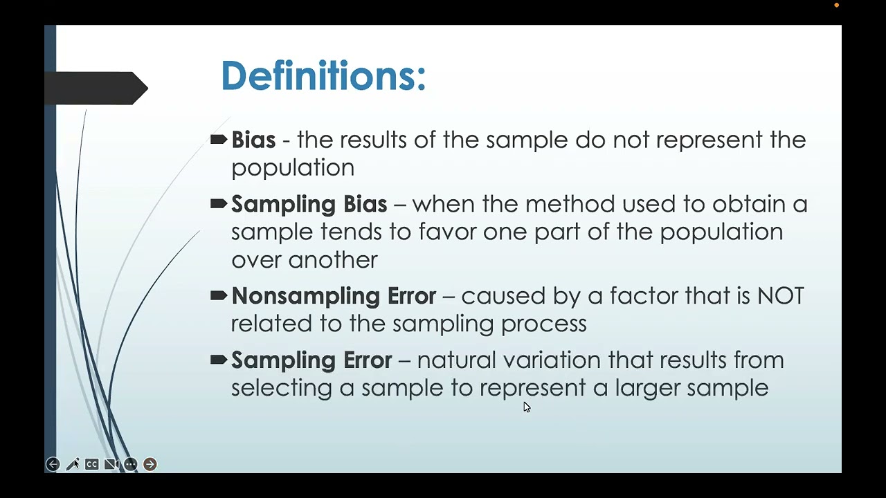 Sample Bias