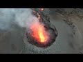 Amazing footage of a drone flying right through an erupting volcano on France’s Reunion island