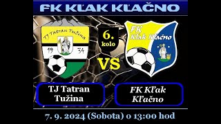 TJ Tatran Tužina - FK Kľak Kľačno  1:4 (1:1)  7.9.2024