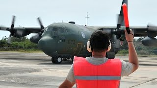 航空自衛隊 C-130輸送機で急患搬送 (日米豪共同演習コープ･ノース2015)