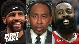 Stephen A. reacts to reports of James Harden to the Nets: KD + Kyrie + Harden = BUCKETS | First Take