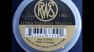 Super Fast RWS Hyper-Velocity .22 Pellets - Incredible Penetration