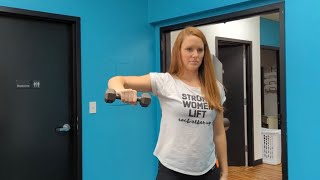 Single Arm Dumbbell Scarecrow