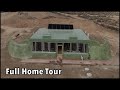 Earthship Tiny House Fully Explained! Off Grid Systems Overview and Walkthrough Tour