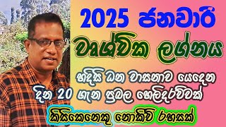 2025 January Lagna Palapala Wrushchika Lagnaya , 2025 ජනවාරි ලග්න පලාපල වෘශ්චික ලග්නය