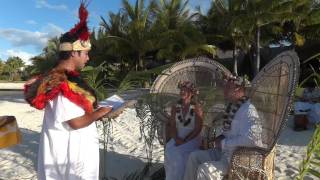 Tahitian Wedding Ceremony in Bora Bora - July 2011 (St. Regis)