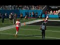 mahomes 35 yard td pass hits noah gray with no one in his area code