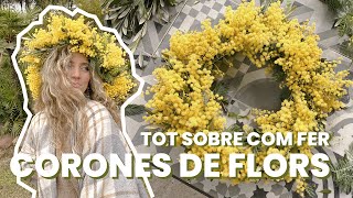 🌻 FENT CORONES DE MIMOSA | Tot sobre com fer corones de flors